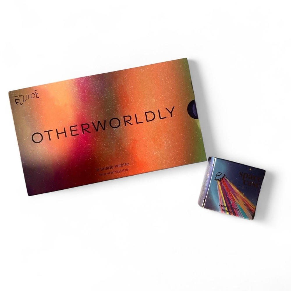 we areFLUIDE® Otherworldly Palette & Space Case Cosmetics® single shadow Bundle